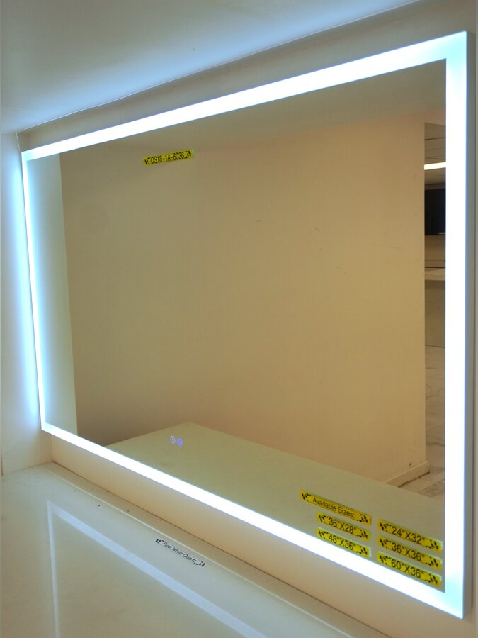 LED bathroom mirror OS18-1A-6036 at Golden Cabinets & Stone, Honolulu